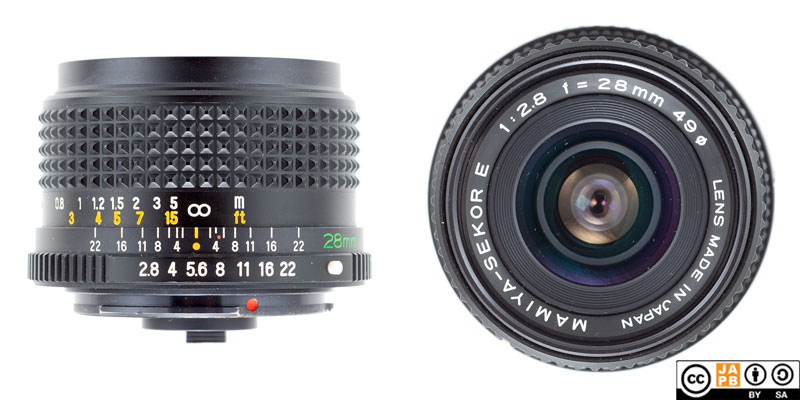 Data sheet: Mamiya E 28 mm f/2.8 (Z/E mount) – JAPB