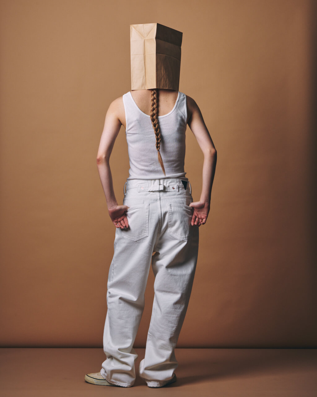 m.u × Oblada 1938 White Denim Pants – Japoness