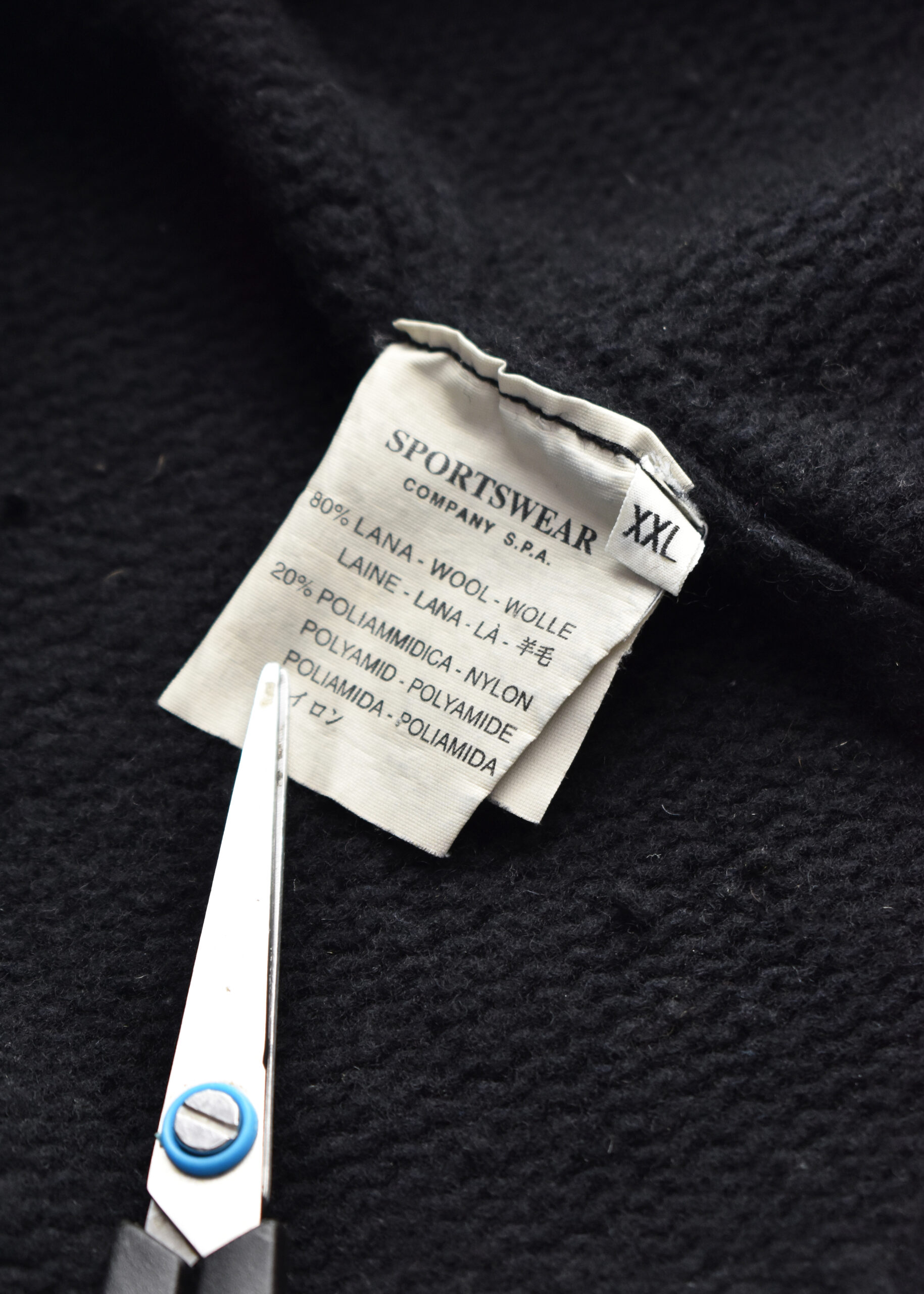 AW 1998 STONE ISLAND GARMENT DYED MOCK NECK KNIT - Jazzy Badger