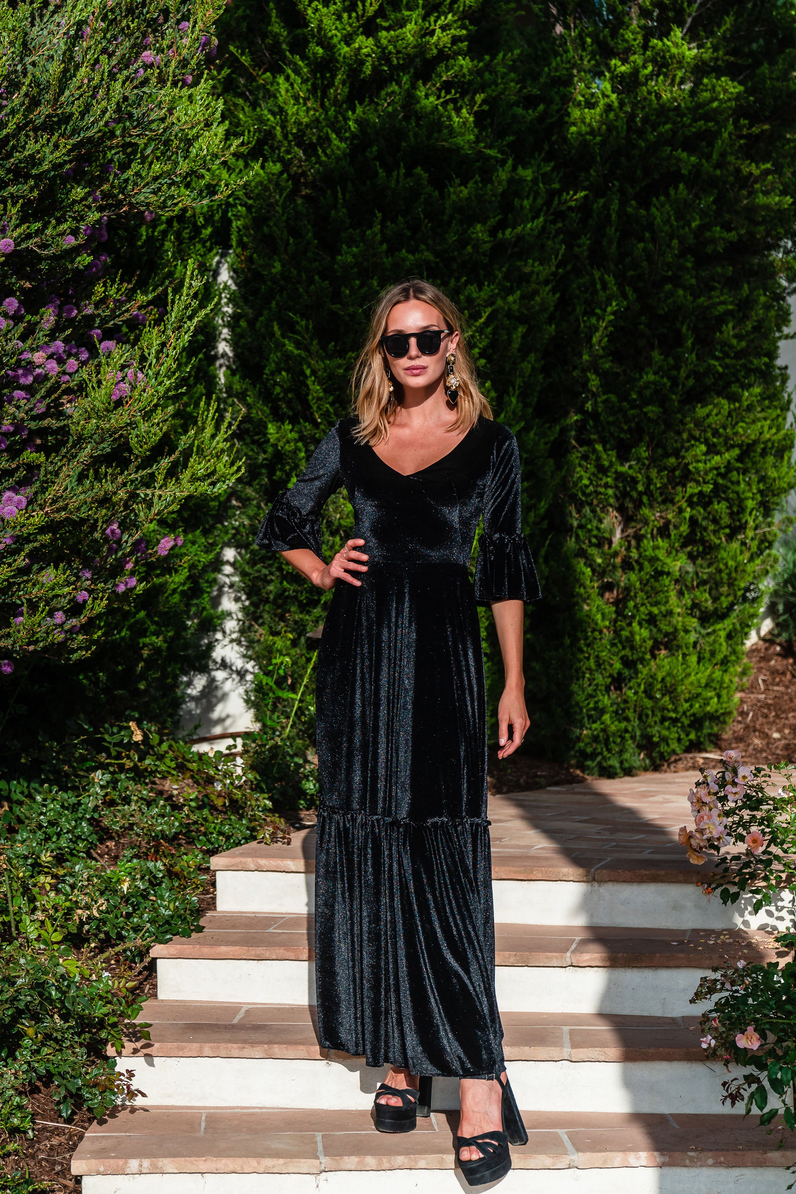 Black Velvet Sweetheart Dress – Jennafer Grace