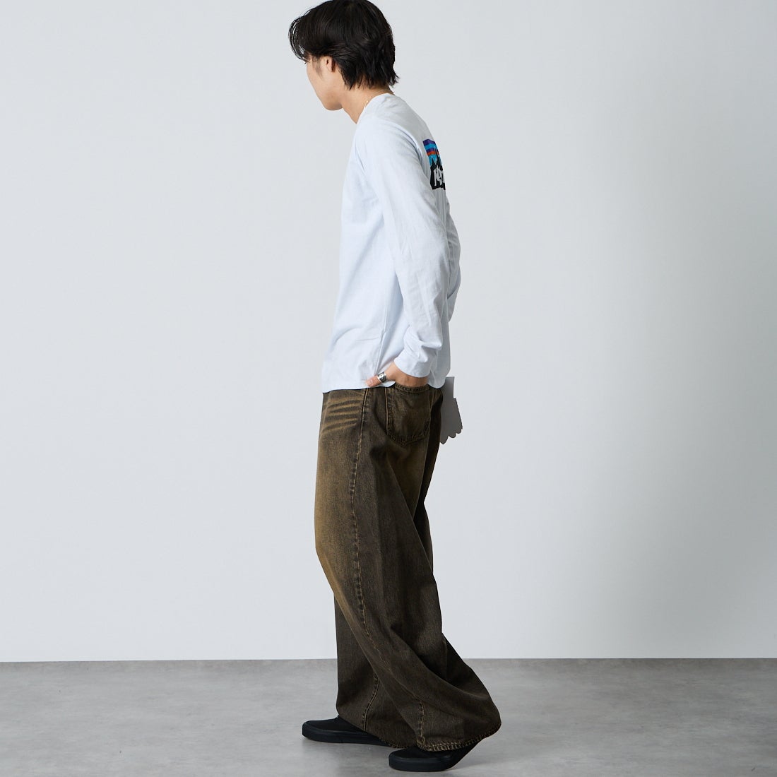 patagonia [パタゴニア] メンズ ロングスリーブ P-6ロゴ レスポンシビ