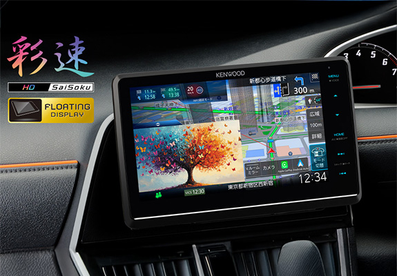 8V型フローティング ナビゲーション 彩速ナビ MDV-M812F Apple CarPlay