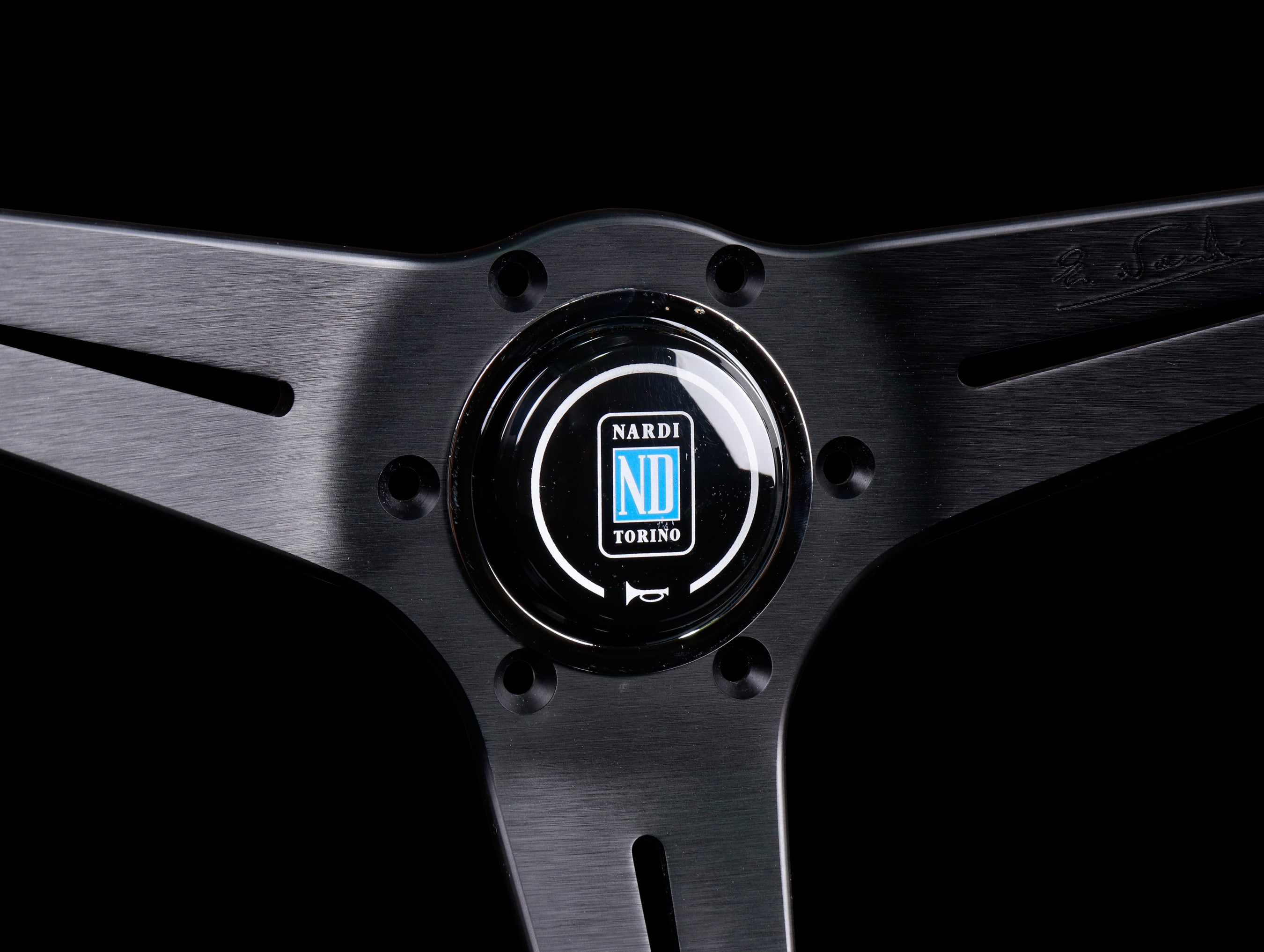 Nardi Sport Rally Deep Corn 350mm Steering Wheel - Black Suede