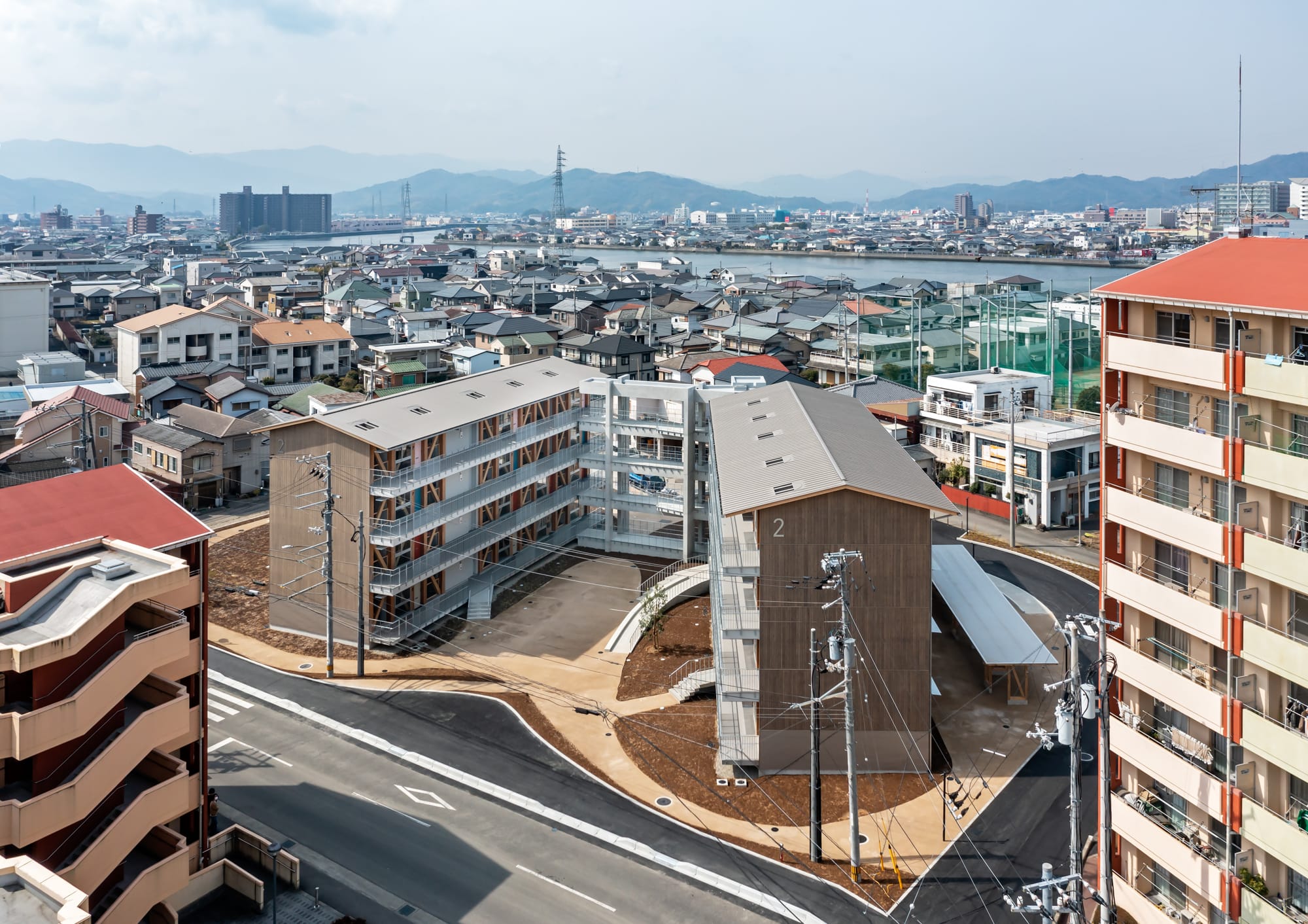 徳島県新浜町団地県営住宅2号棟 | JIA日本建築大賞・優秀作品選 | 日本