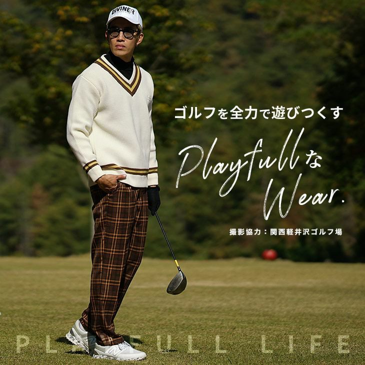 Vネックニット DIVINER GOLF ｜【公式】joker（ジョーカー）