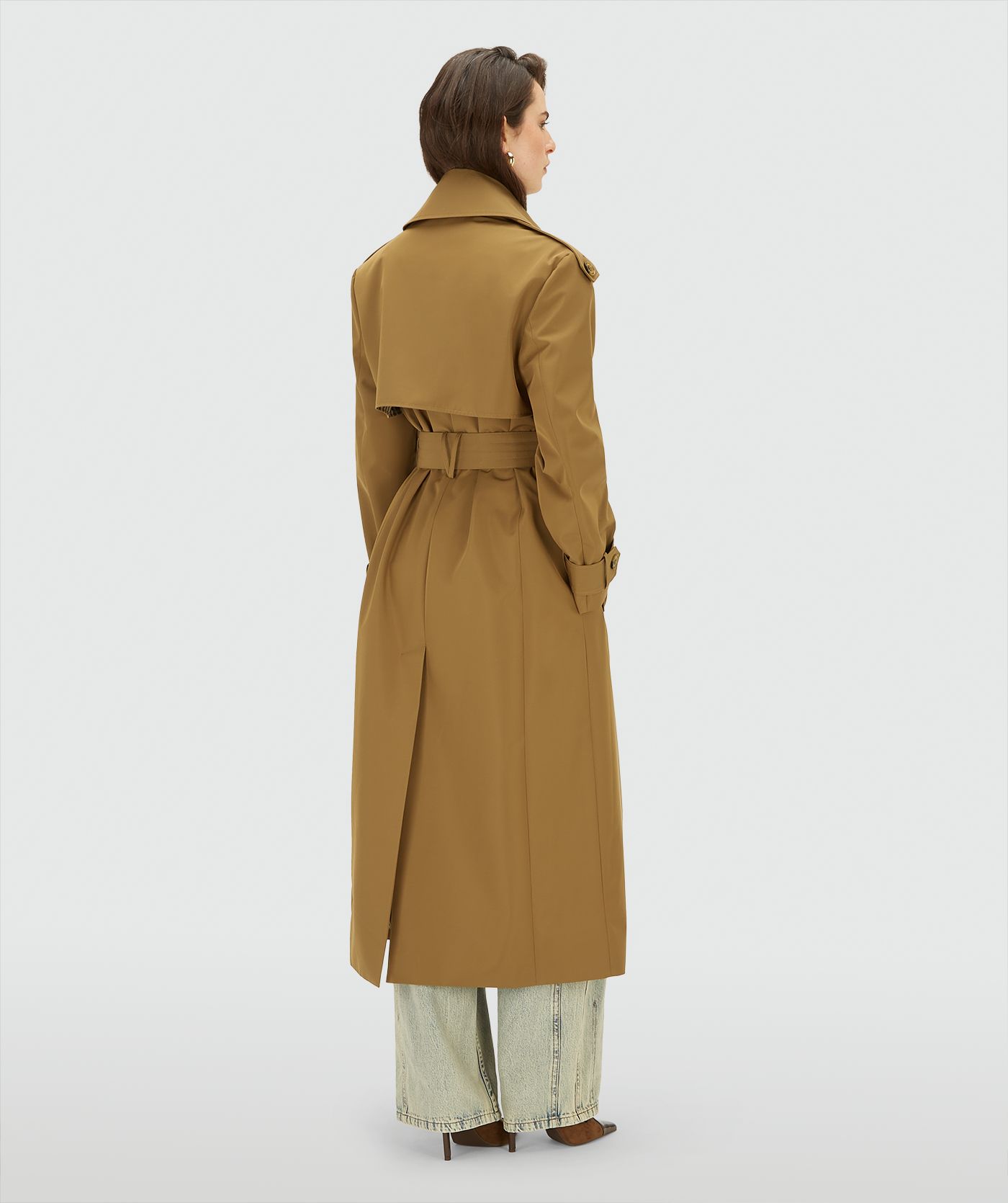 ROCCO oversized trench coat Mid Brown l JOSH V | Official online shop
