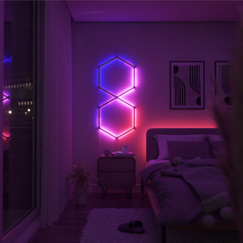 Lines 60°拡張パック(ライン3本) - NL59-E-0001LW-3PK | Nanoleaf