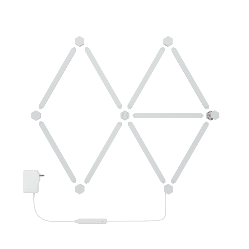 Lines 60 Degrees Starter Kit (9 Lines) - NL59-K-0006LW-9PK | Nanoleaf