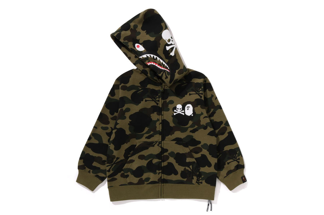 BAPE X MMJ 】1ST CAMO SHARK ZIP HOODIE | bape.com