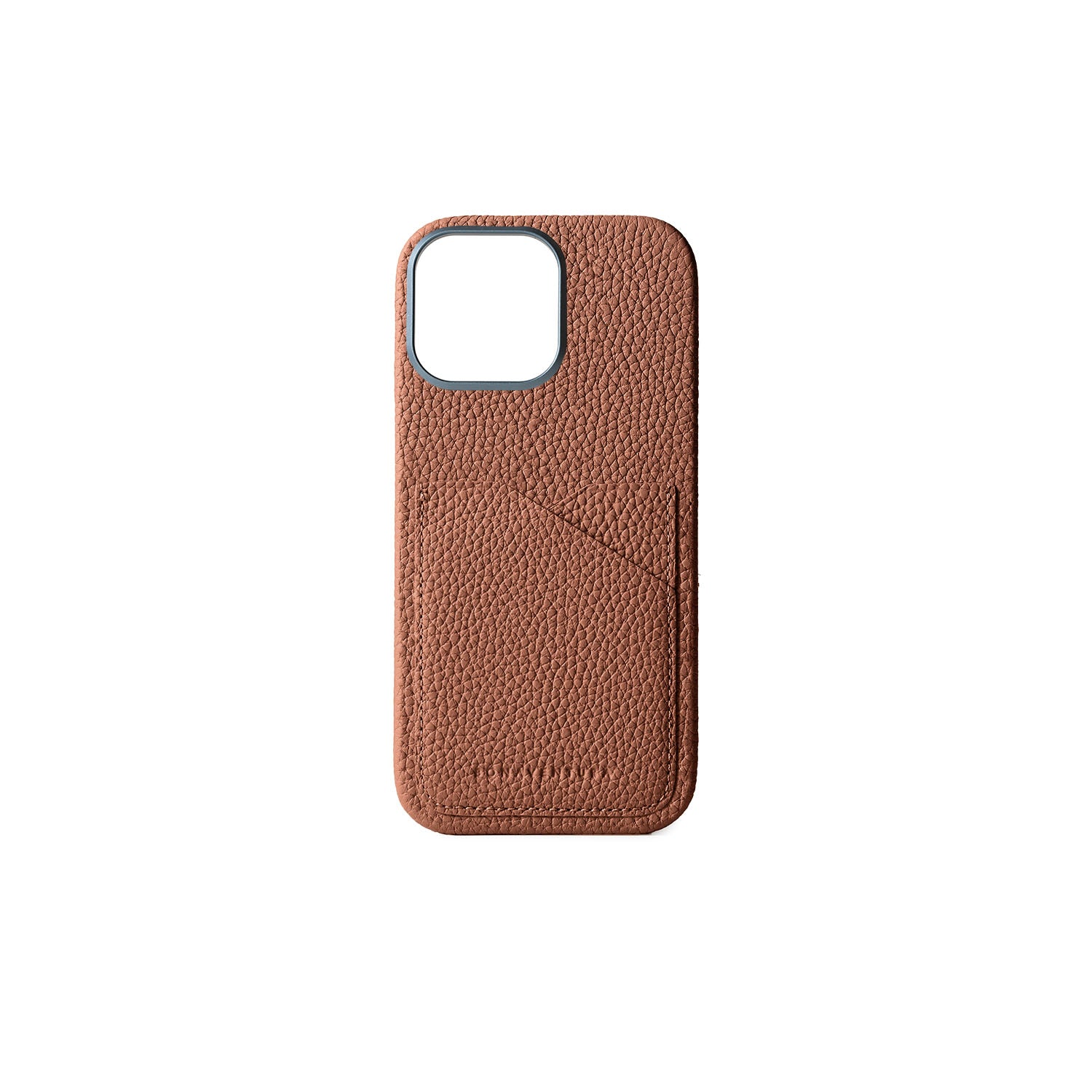 iPhone 15 Pro Max) バックカバーケース シュリンクレザー