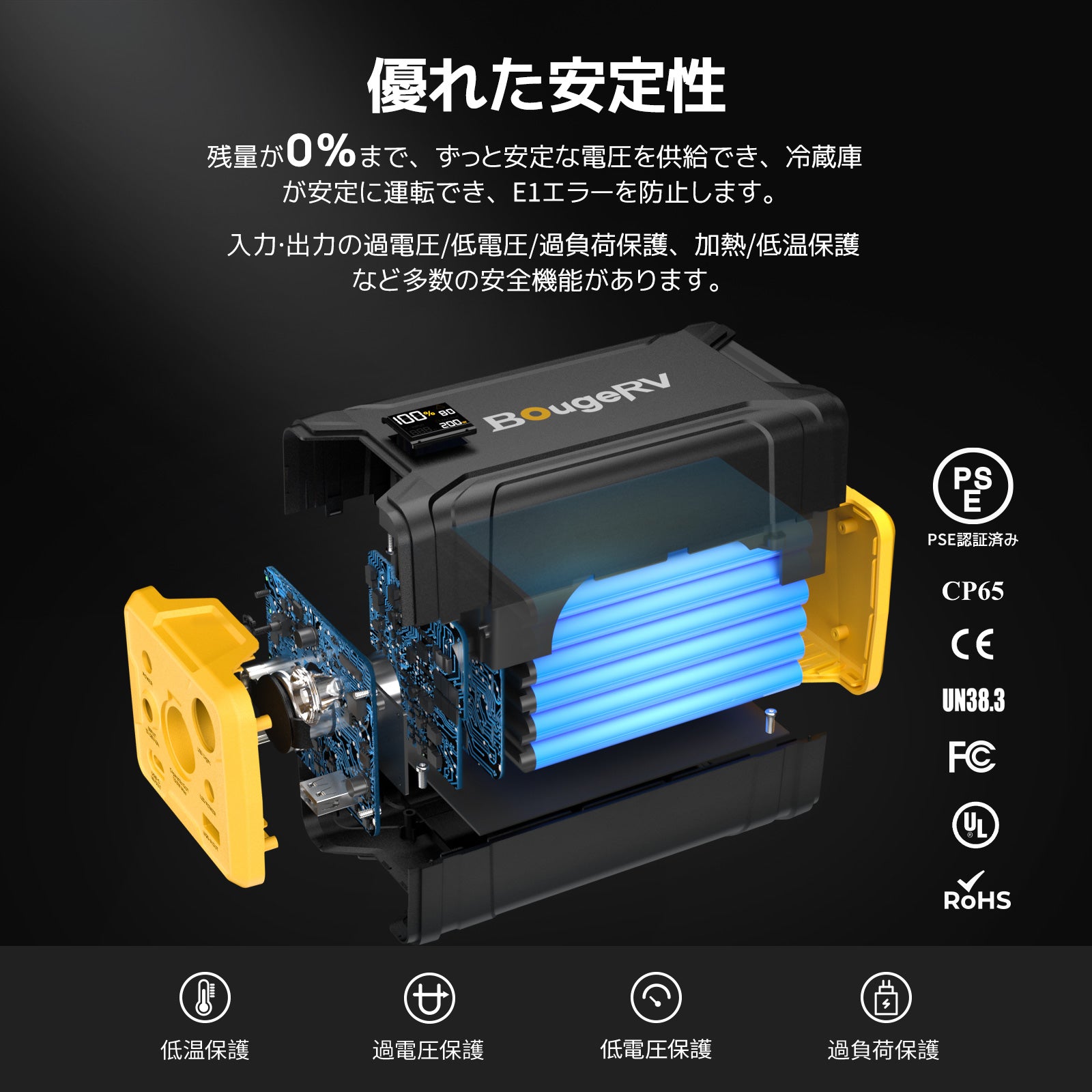 BougeRV 220Wh車載冷蔵庫専用バッテリー – BougeRV JP