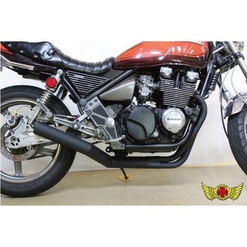 MM10-0054B MADMAX製 機械曲げショート管マフラー ゼファー400/χ