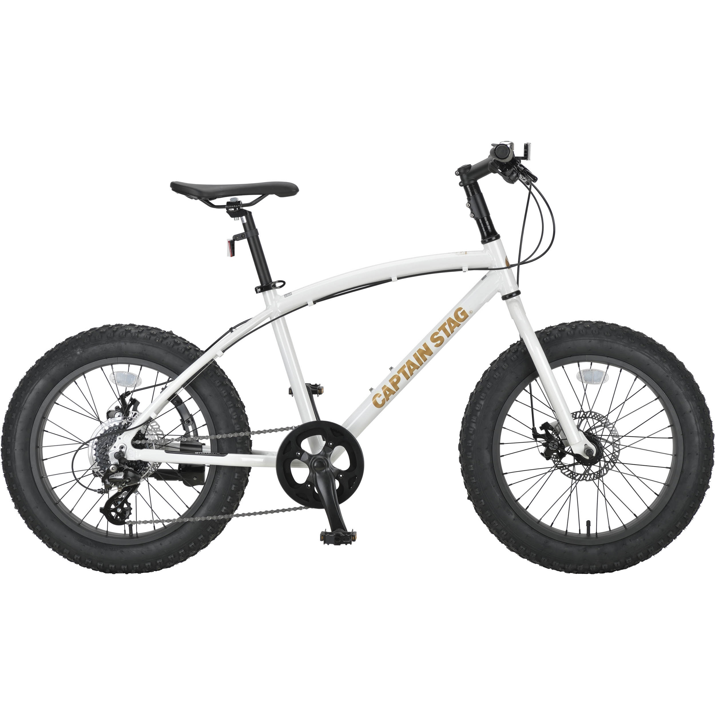 YG-1401 ファットバイク20インチ外装8段 CAPTAIN STAG アルミ タイヤ