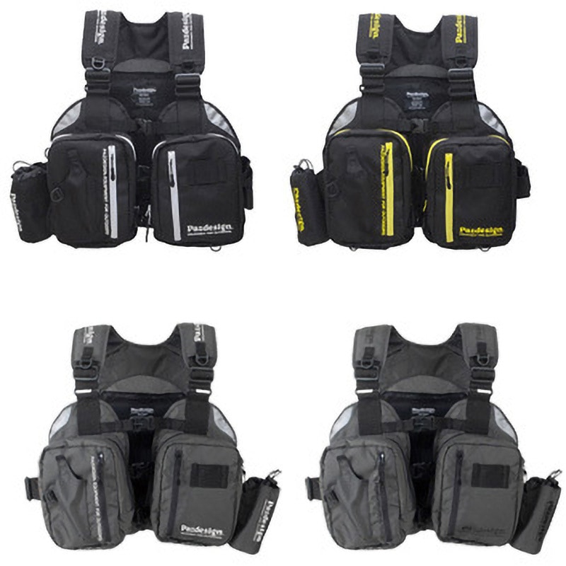SLV-027 ブラックイエロー PSL MUITI GAME VEST(PSLマルチゲームベスト