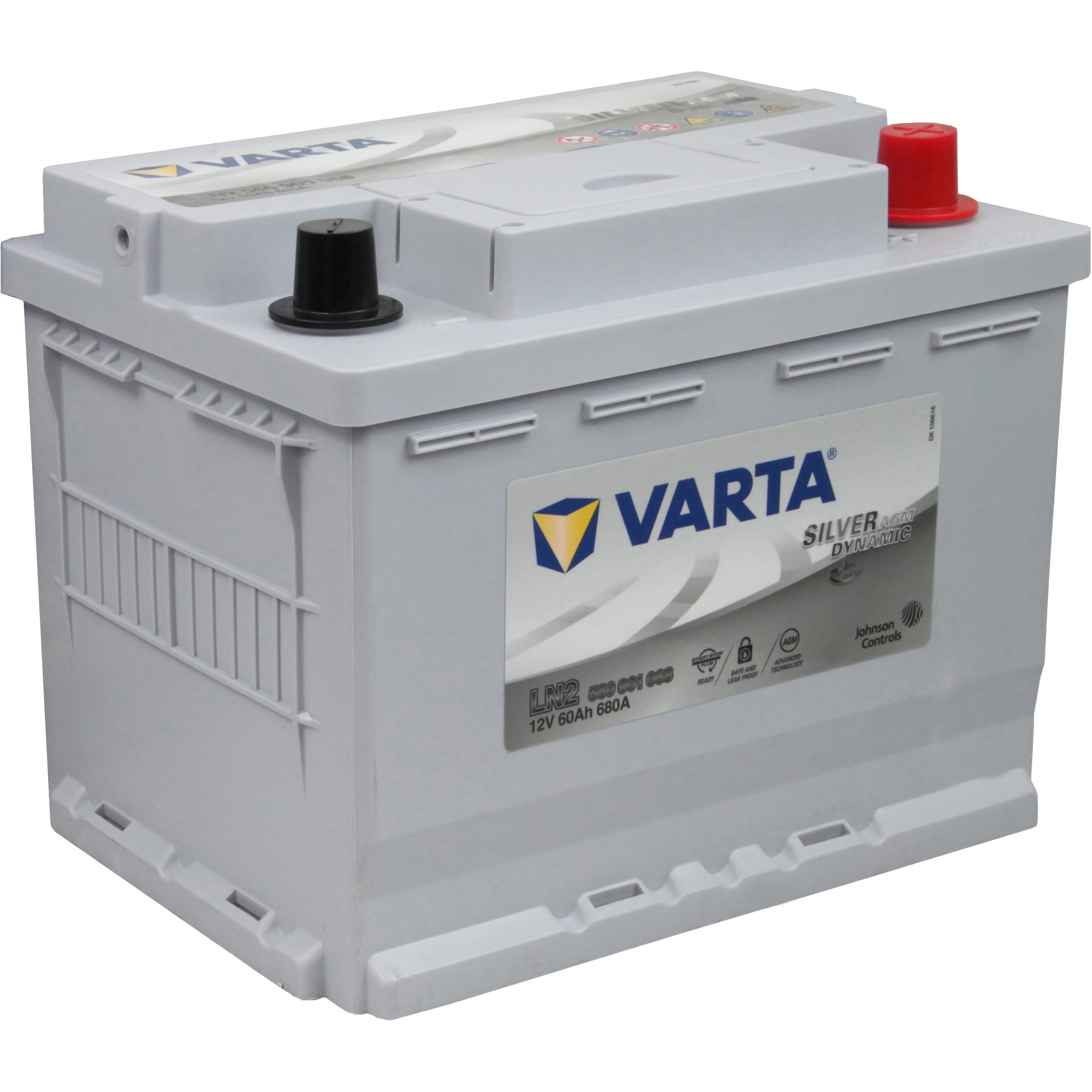 570 901 076(LN3) VARTA シルバーダイナミックAGMバッテリー(Silver