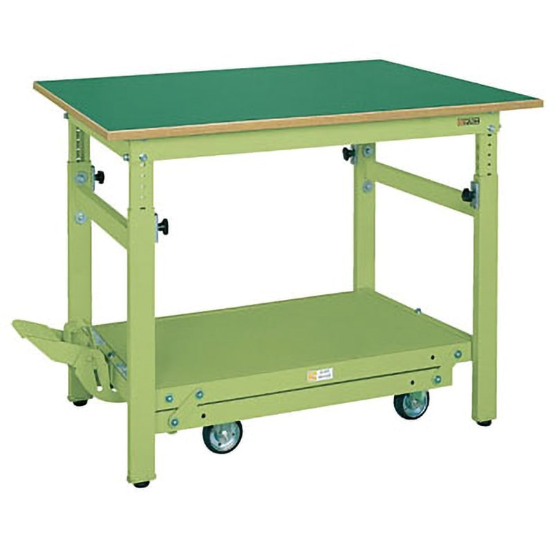 TKK-187FPD 軽量ペダル昇降移動式作業台(TKK/耐荷重300kg/サカエ