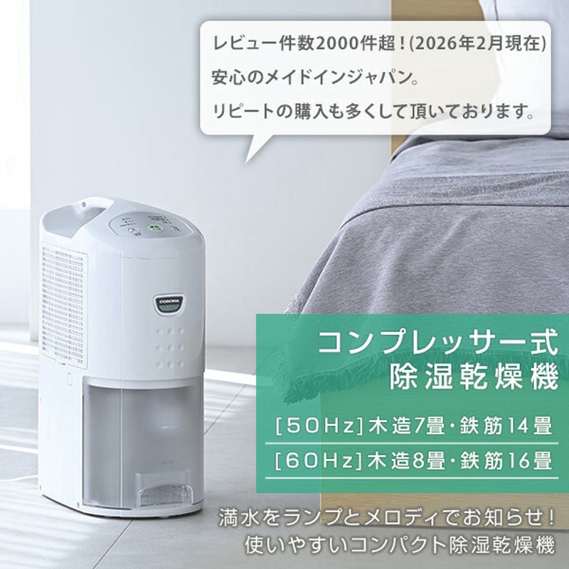 CD-P63A2(W) 除湿乾燥機 コロナ[冷暖房・換気設備・忌避剤