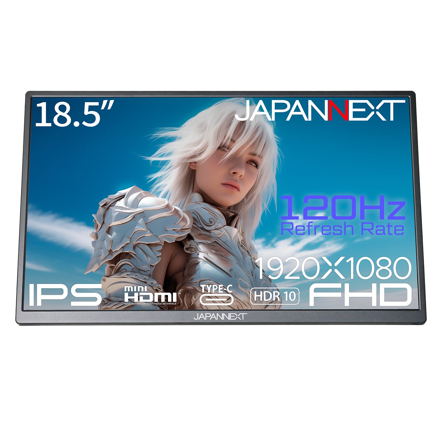 JAPANNEXT 18.5インチ IPSパネル搭載 120Hz対応 フルHD(1920x1080
