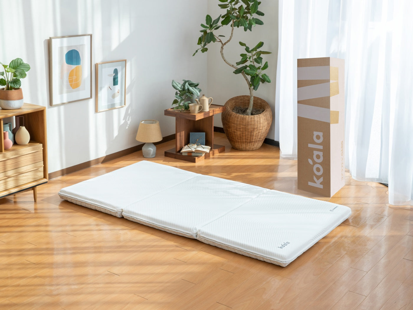 コアラフトン OASIS(敷布団・折りたたみマットレス)｜コンパクトな