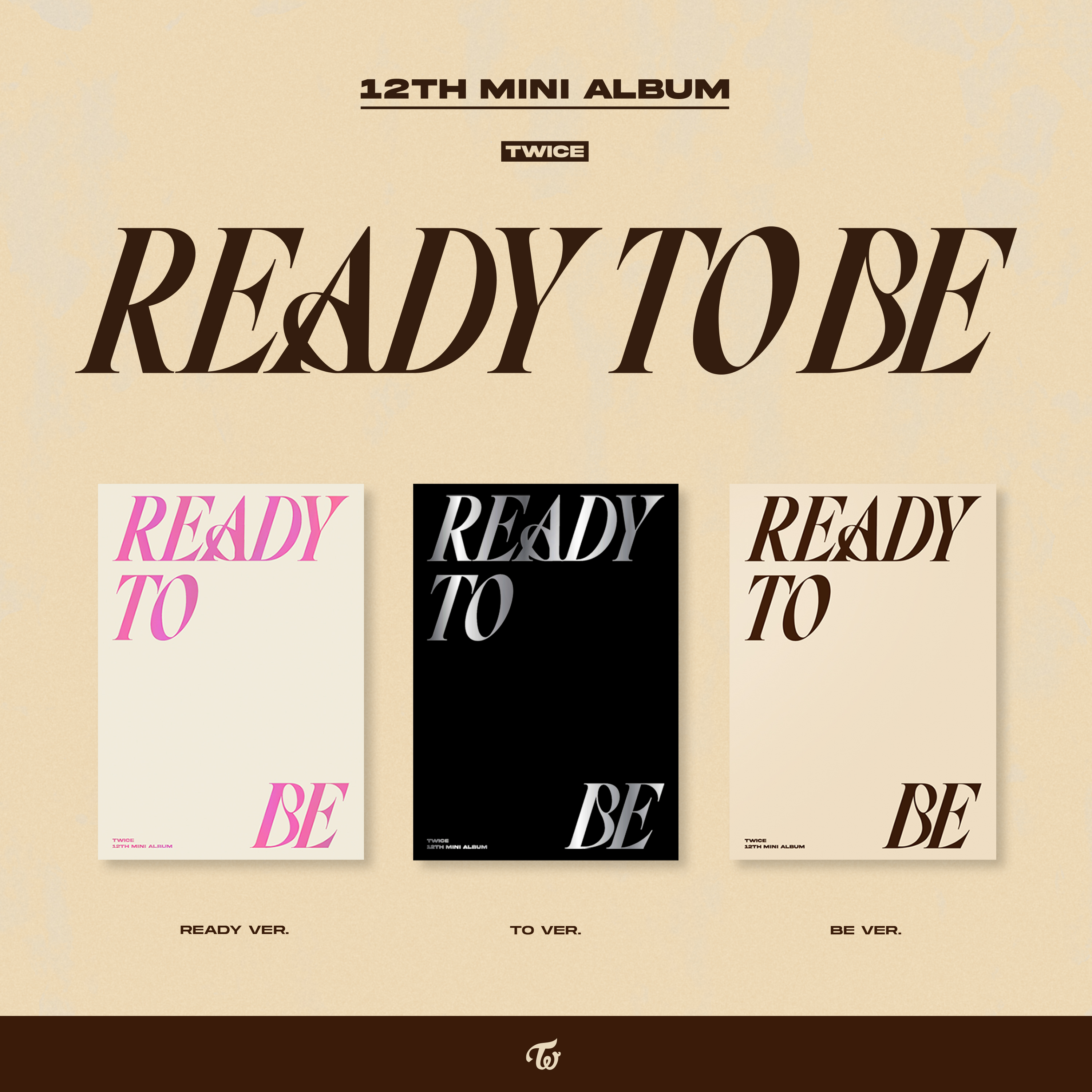jp.ktown4u.com : TWICE - ミニアルバム 12集 [READY TO BE] (TO Ver.)