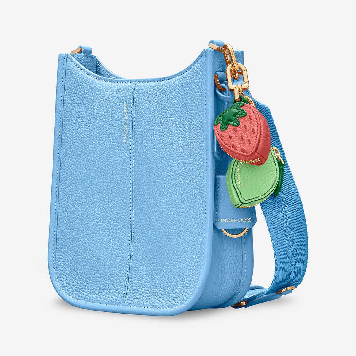The Mini Moon Shoulder Bag - Sky Blue – MAISON de SABRÉ