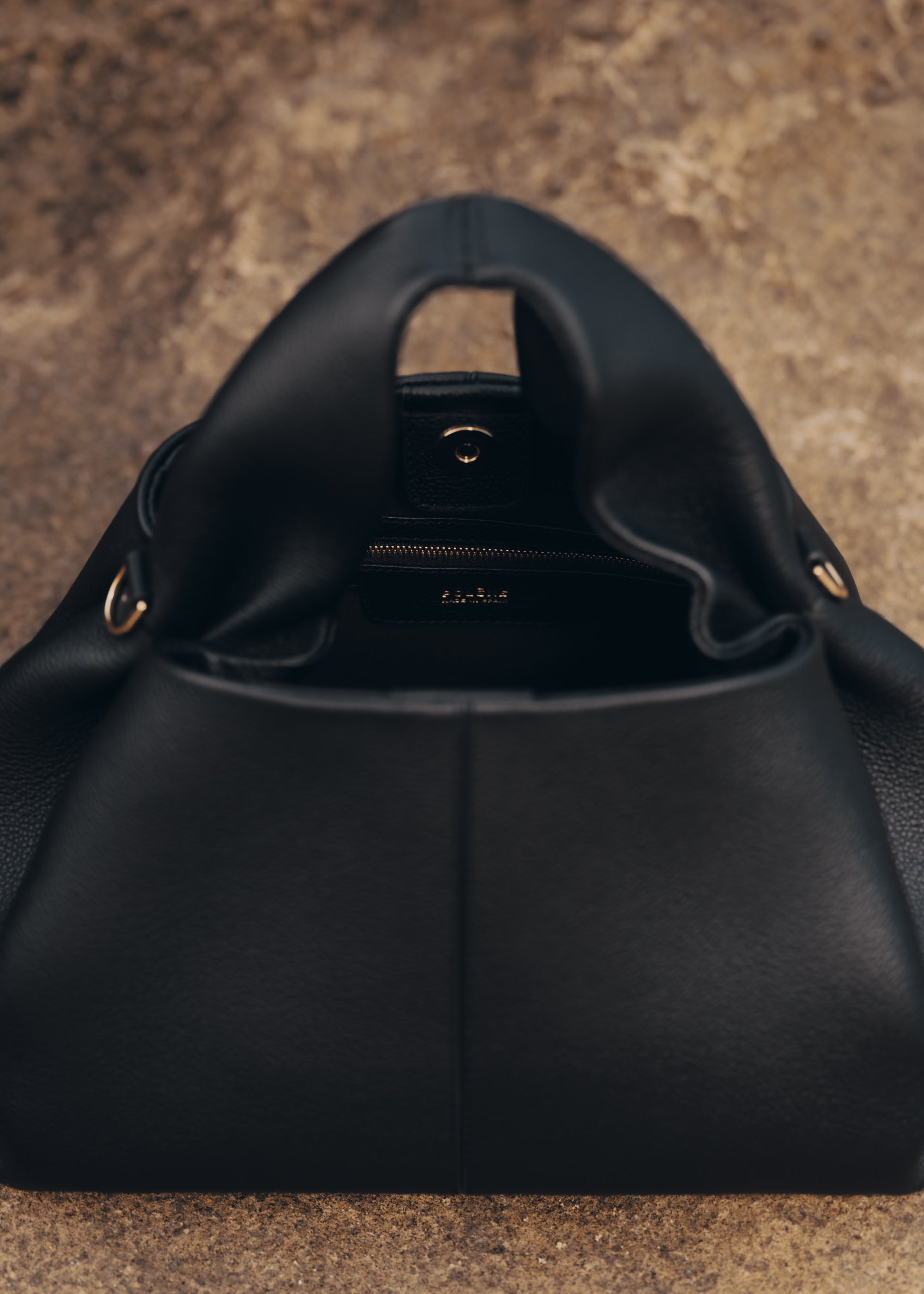 Polène | バッグ - Numéro Neuf - ブラック テクスチャード