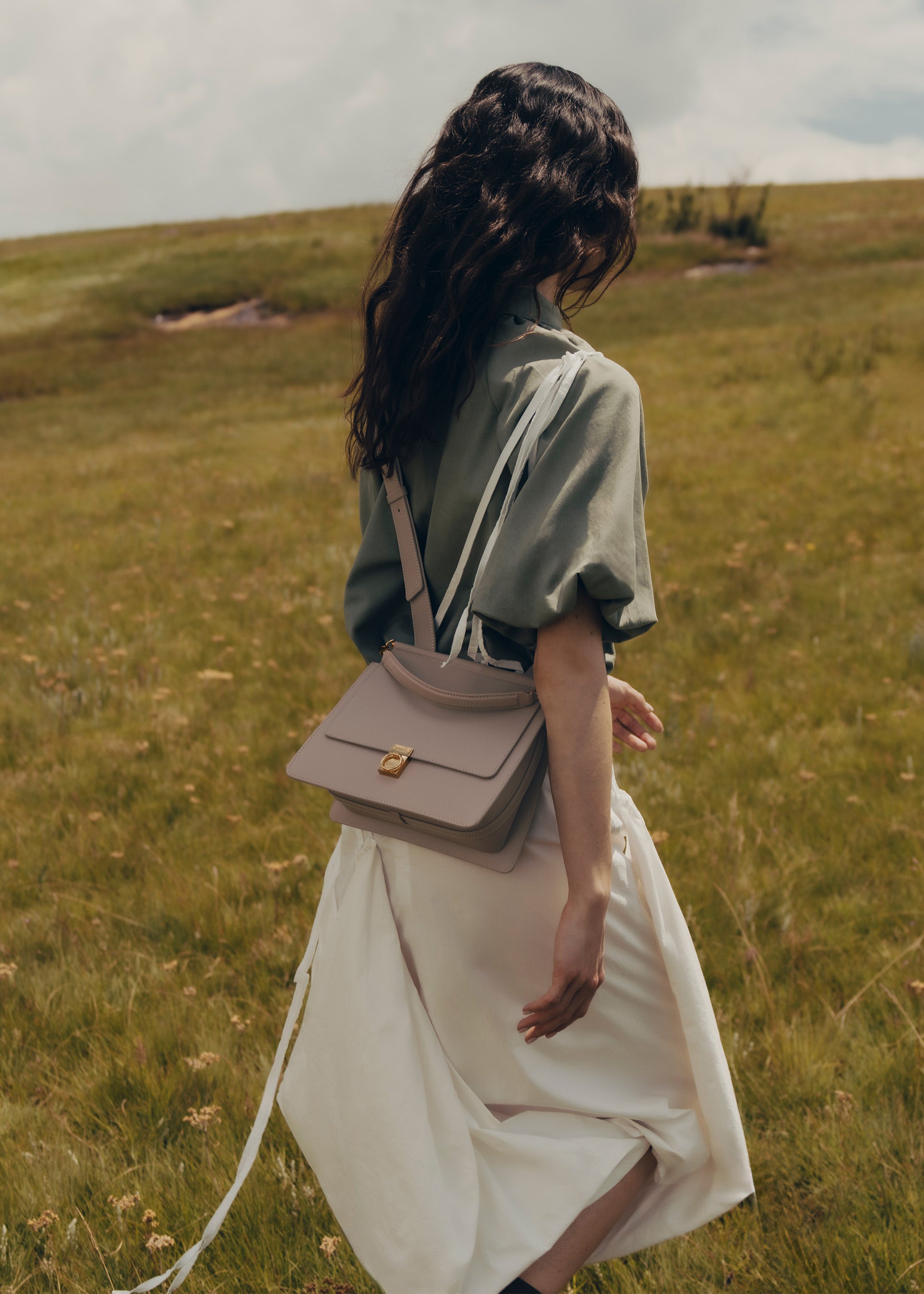 Polène | バッグ - Numéro Sept -トープ テクスチャード