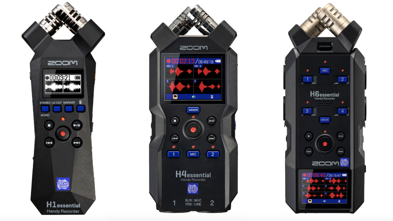 ズーム、「H1essential / H4essential / H6essential」発売。32bit