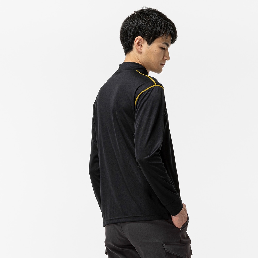 ナビドライ ハイネック ワークシャツ(長袖)|F2JA0183|ウエア