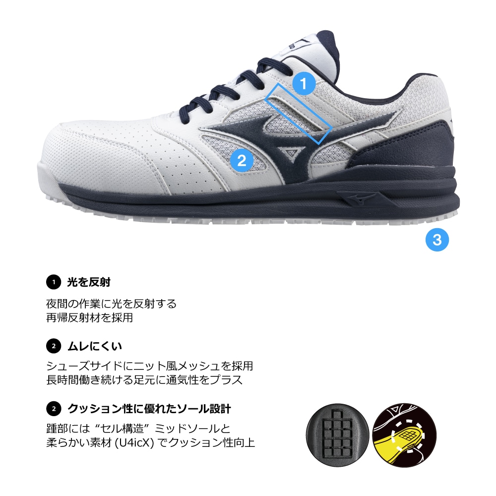 オールマイティ LSII 22 L (ベルト／ローカット／ワーキング)|F1GA2101