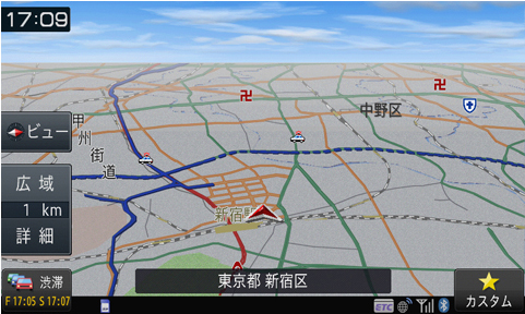 地図表示 | AVIC-RL99 / AVIC-RW99 / AVIC-RZ99 | 楽ナビ | カーナビ