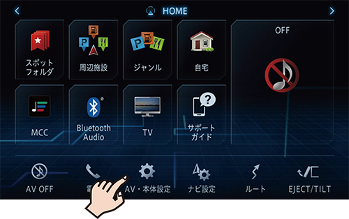 AV画面への割り込み設定を行う | いろいろな設定を行う | 設定・確認