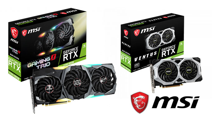 MSI】「TRIOシリーズRTX 2080 SUPER」と「2060 SUPER」搭載