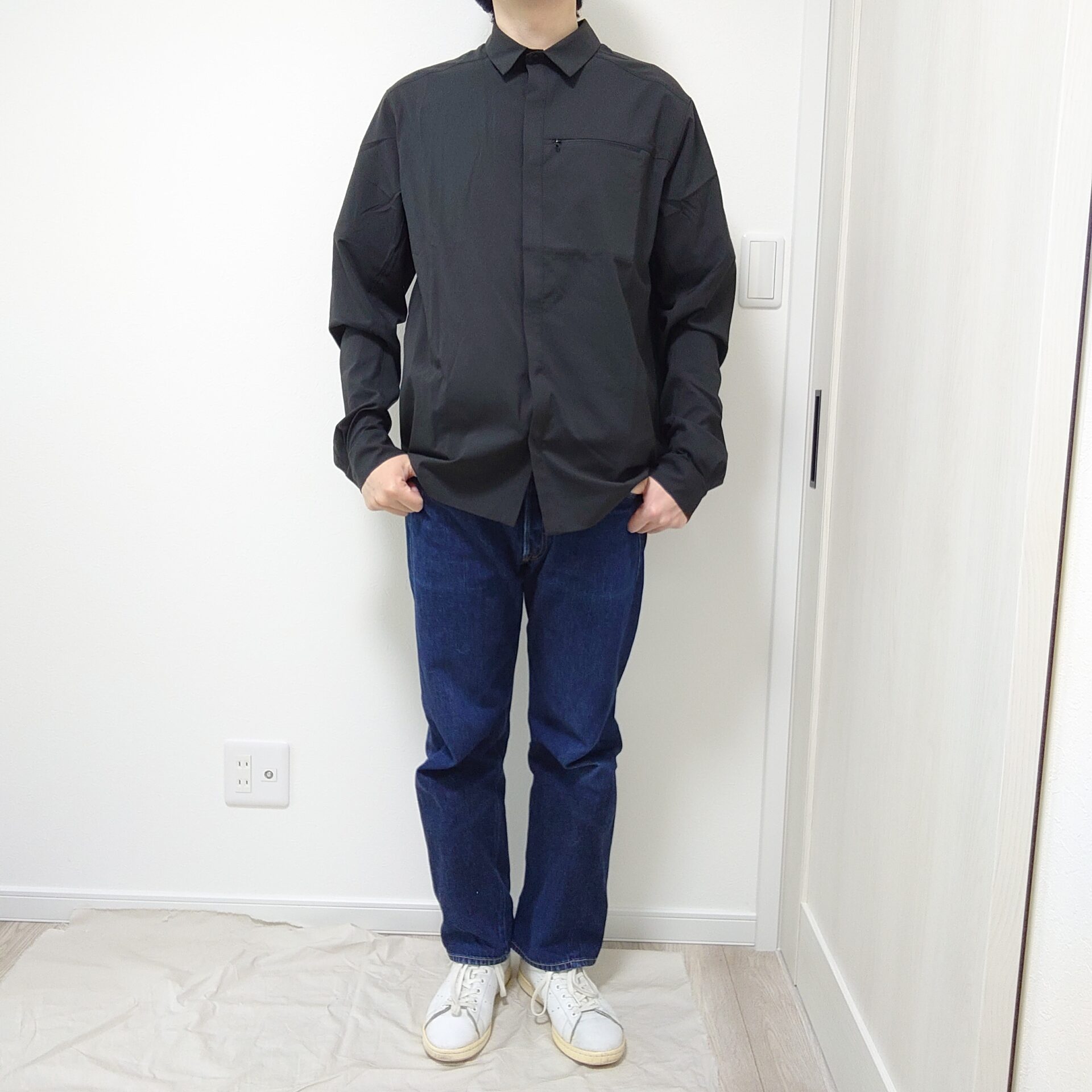 アークテリクス】スカイラインシャツのサイズ感・コーデをレビュー