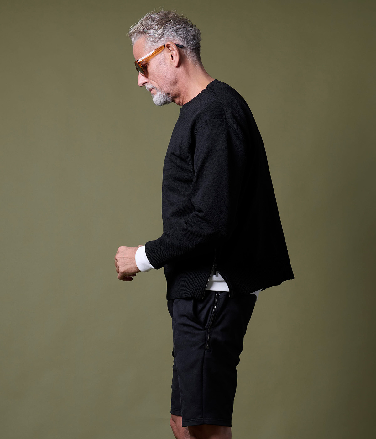 ZIP SLIT KNIT L/S | junhashimoto（ジュンハシモト）Official webshop