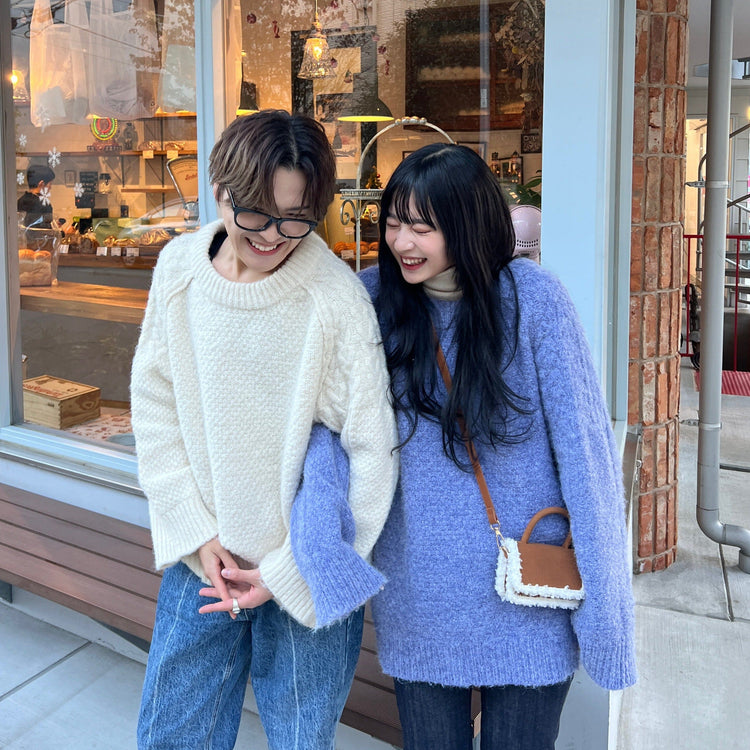 RiLi】ユニセックスケーブルMIXニット | Judin