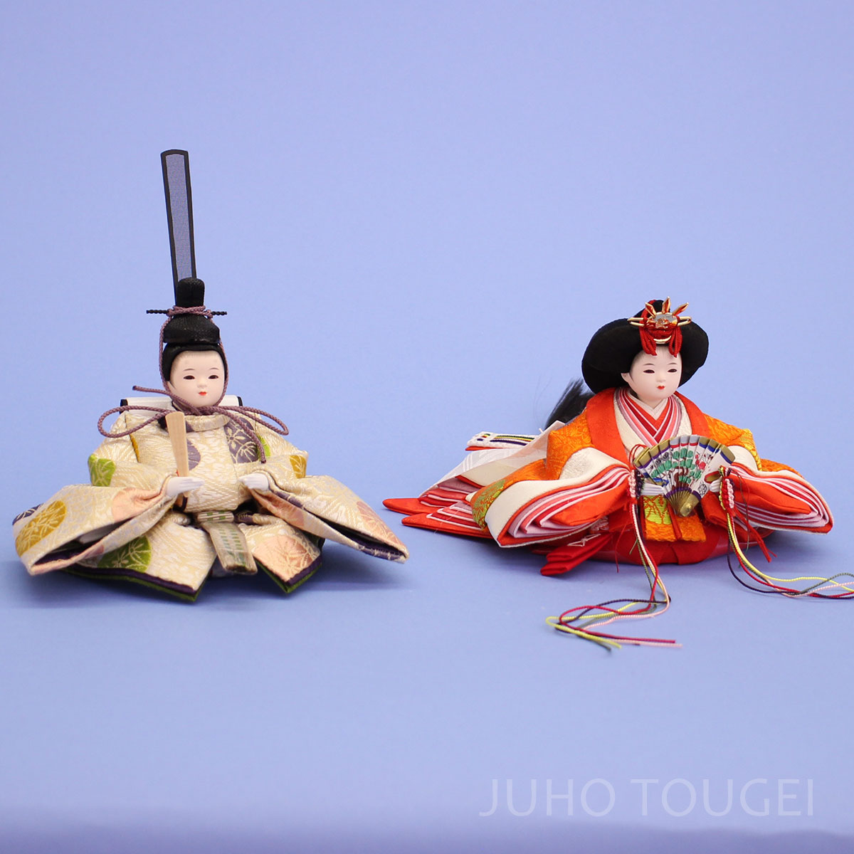 雛人形単品 親王2 正絹上仕立てまめびな #50 – 寿鳳人形の東芸