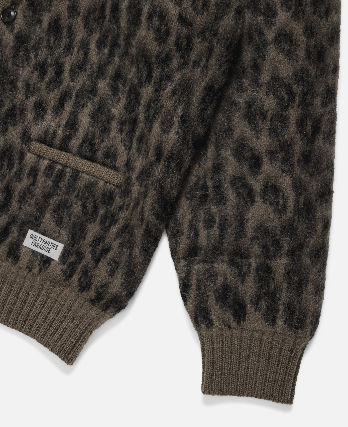Wacko Maria - Leopard Heavy Mohair Cardigan (Brown) – JUICESTORE