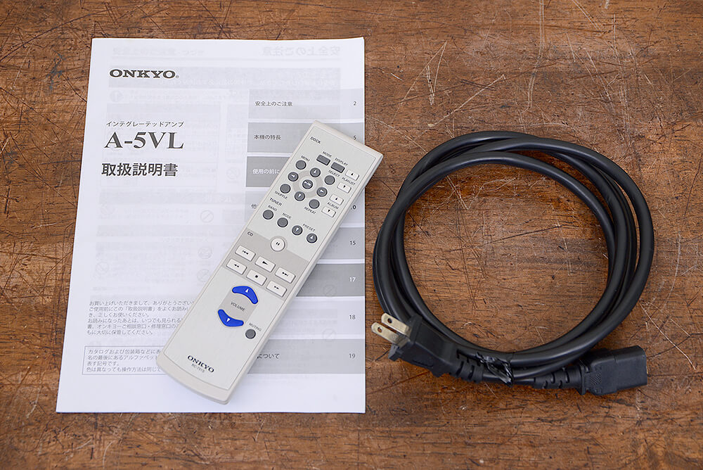 ONKYO A-5VL プリメインアンプ / 札幌の中古オーディオ・レコード販売