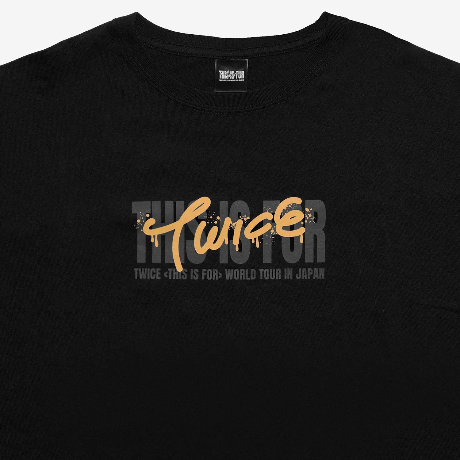 T-SHIRT〈BLACK〉【M】/ JIHYO / TWICE『THIS IS FOR』 – JYP JAPAN