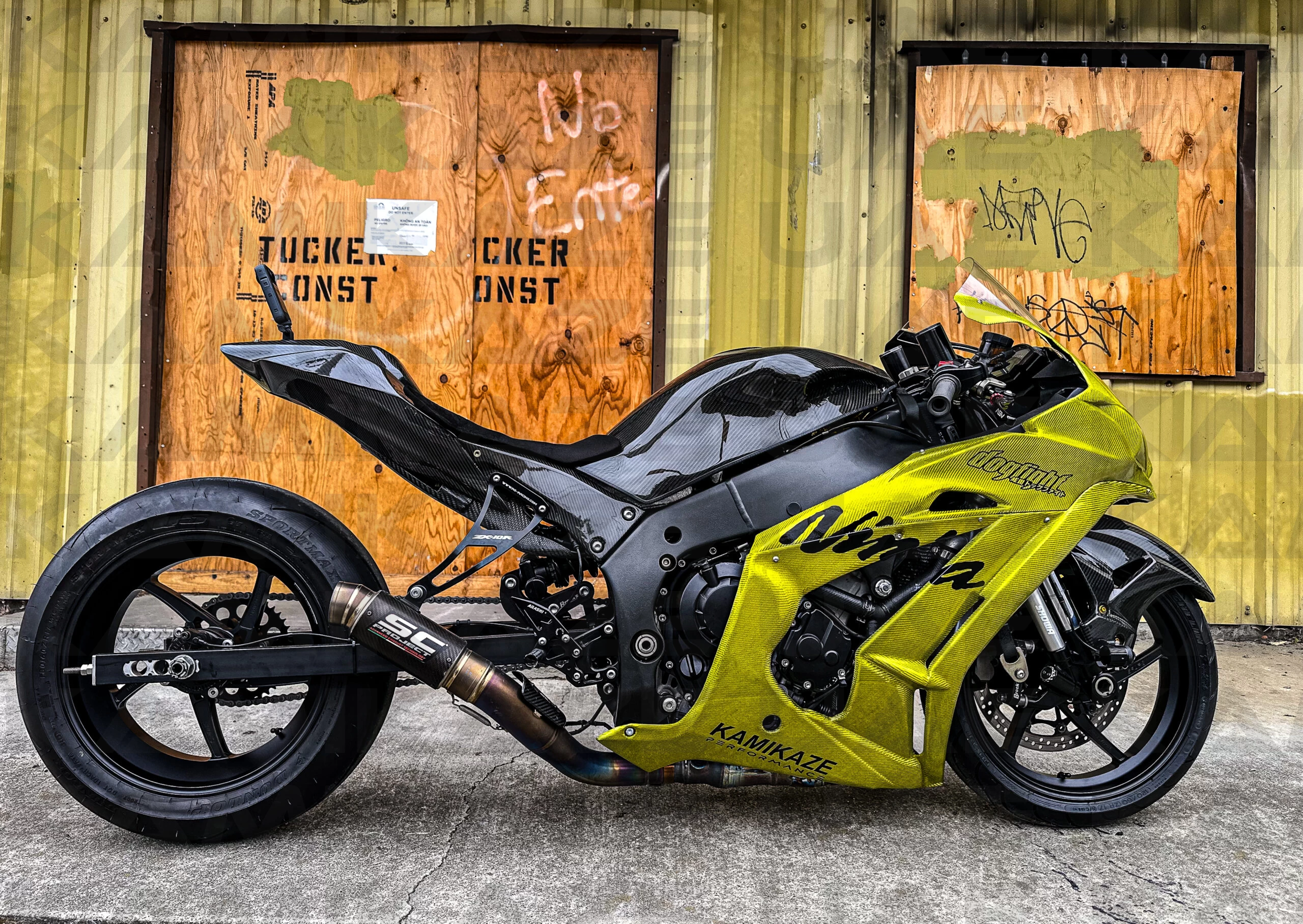 KAMIKAZE STINGER KIT FOR KAWASAKI ZX10R GEN 5 2016 - 2020