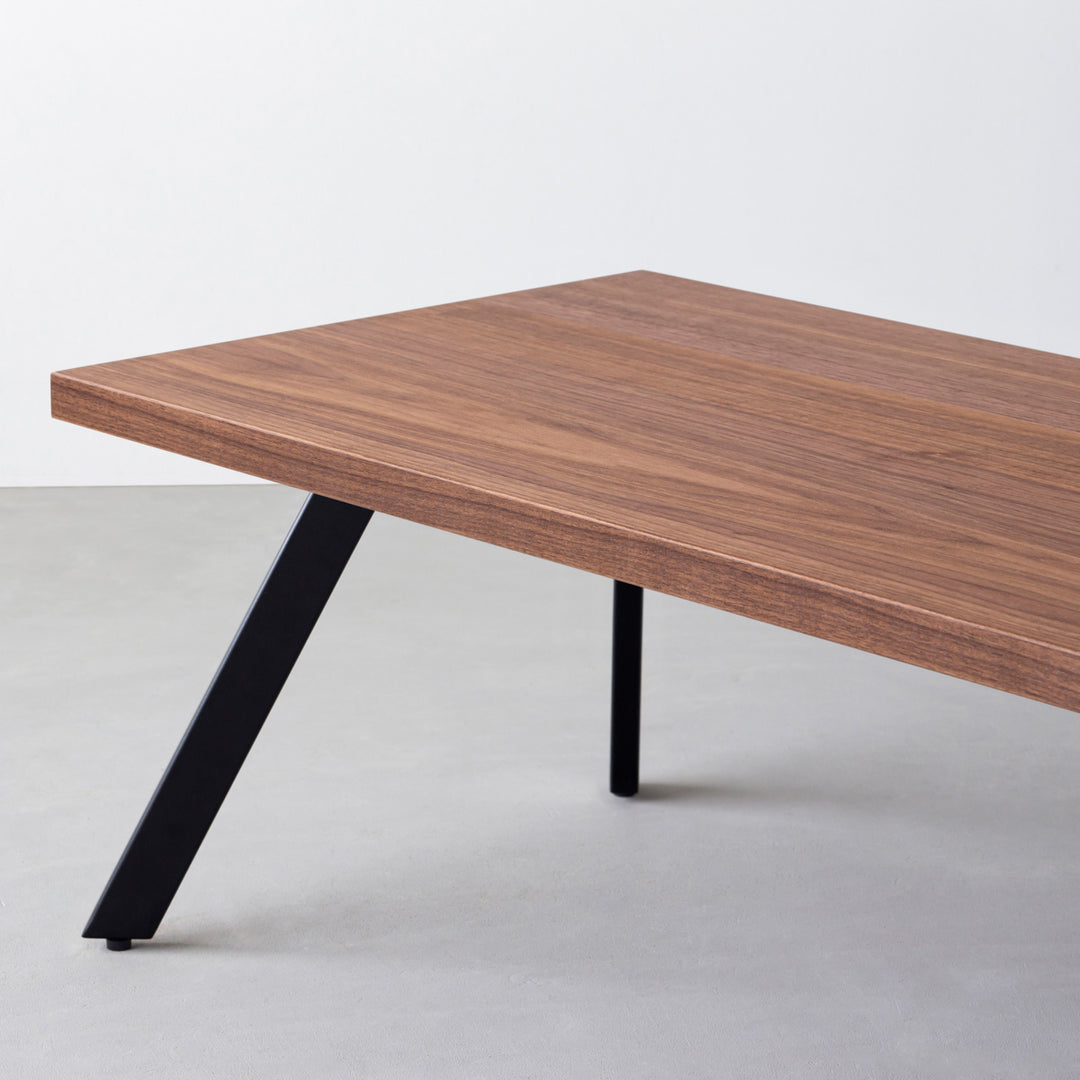 THE LOW TABLE / ウォルナット × Black Steel – KANADEMONO