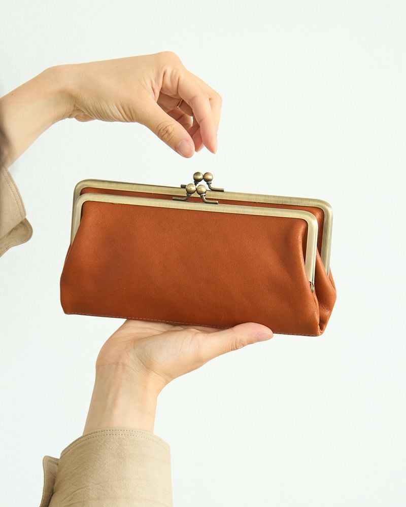 他のお財布はもう使えない！？「ワラビーロングがま口ウォレット