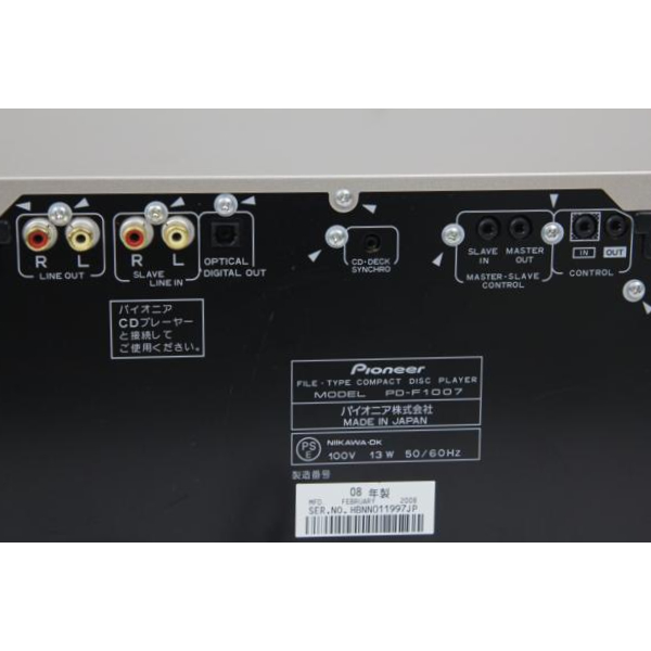 買取実績 |Pioneer パイオニア PD-F1007 CDチェンジャー - 大阪 京都