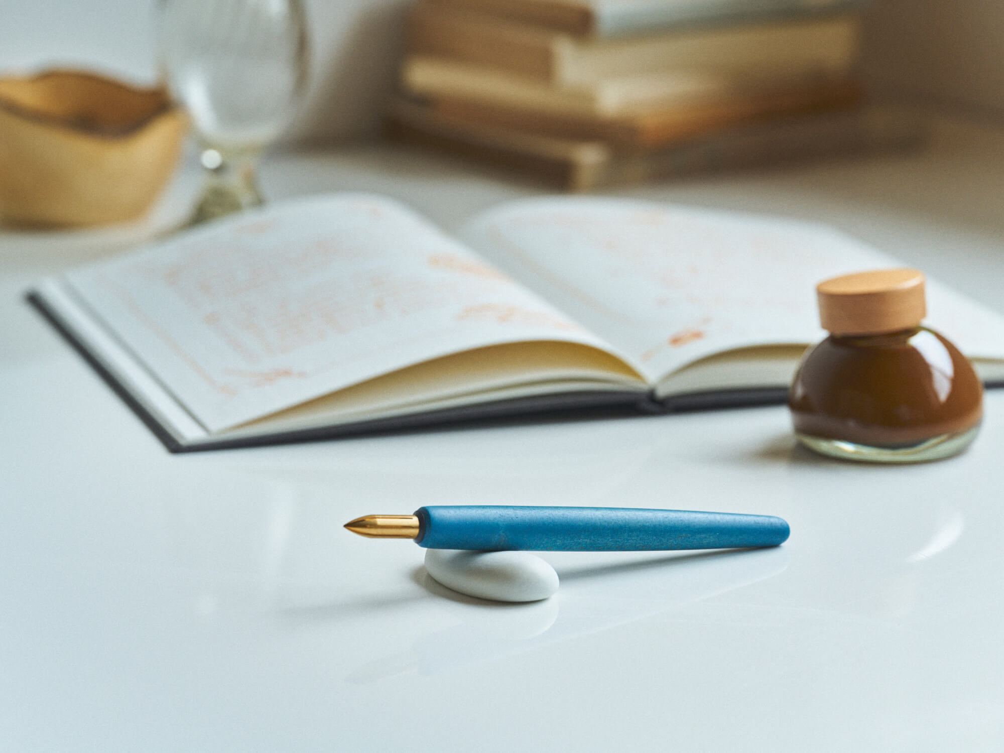 Gift set - Mini holder x Metal nib – Kakimori