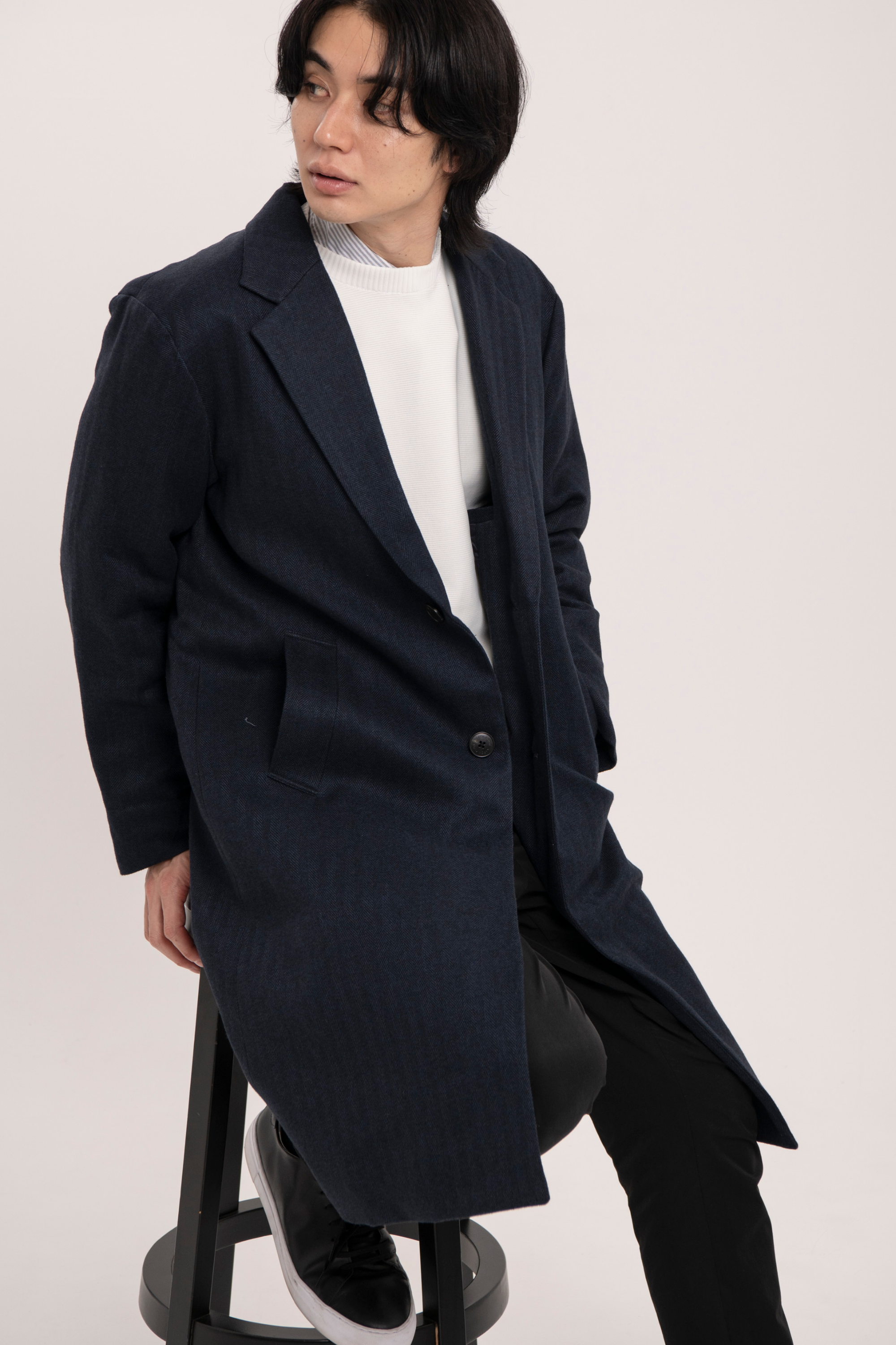 Kapok Down Chester Coat-Unisex