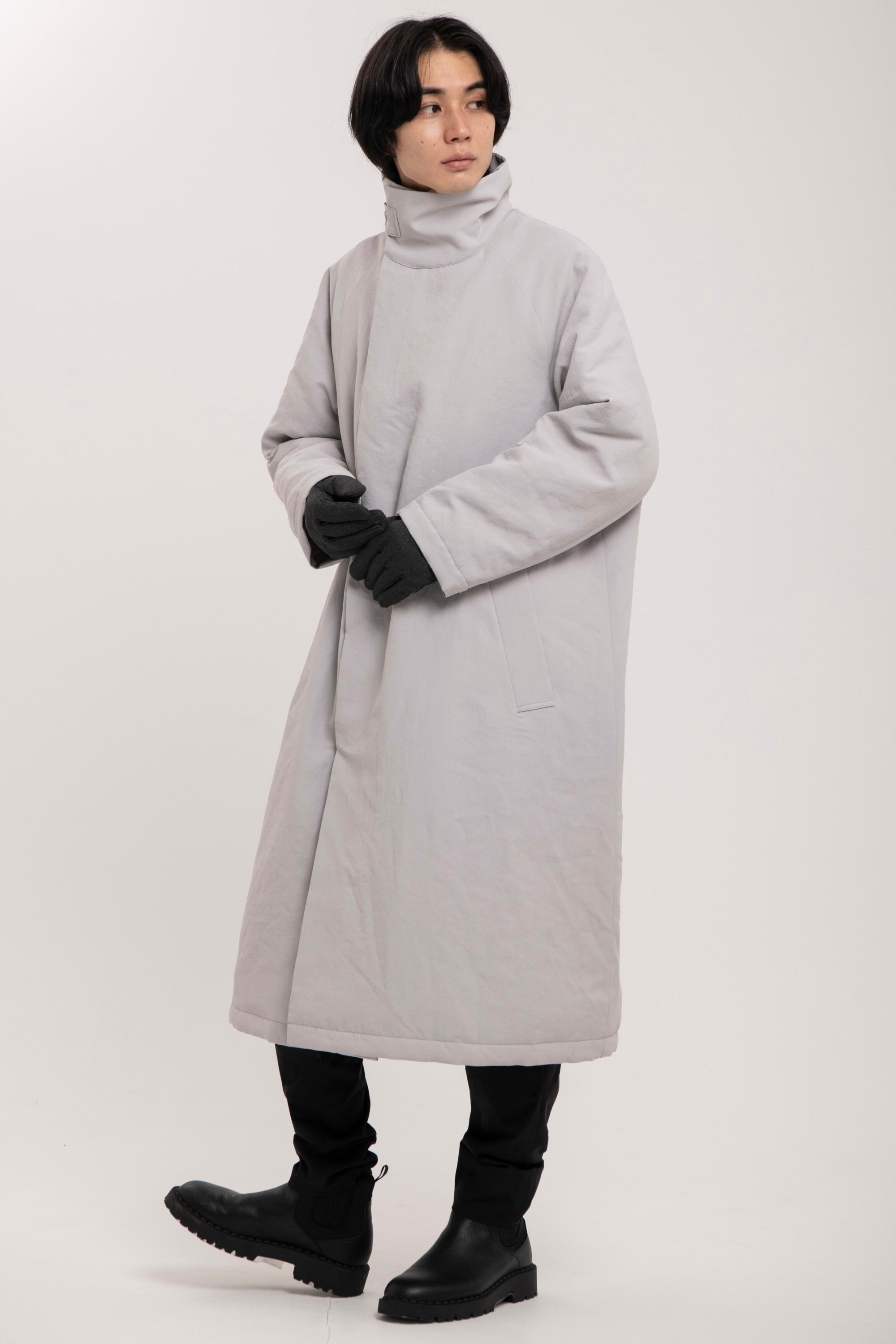 スタンドカラーコート-Unisex