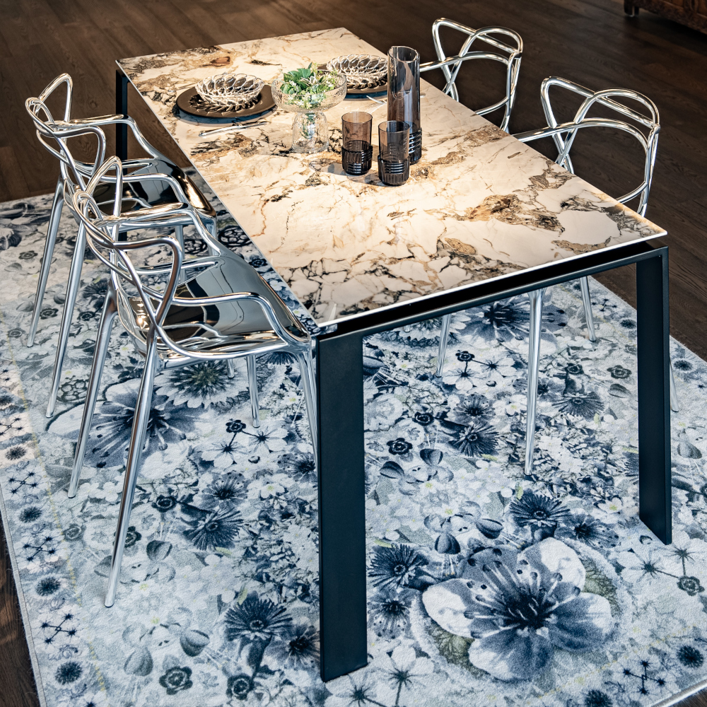 フォー158（天板ホワイト/脚ホワイト）｜Kartell｜カルテル