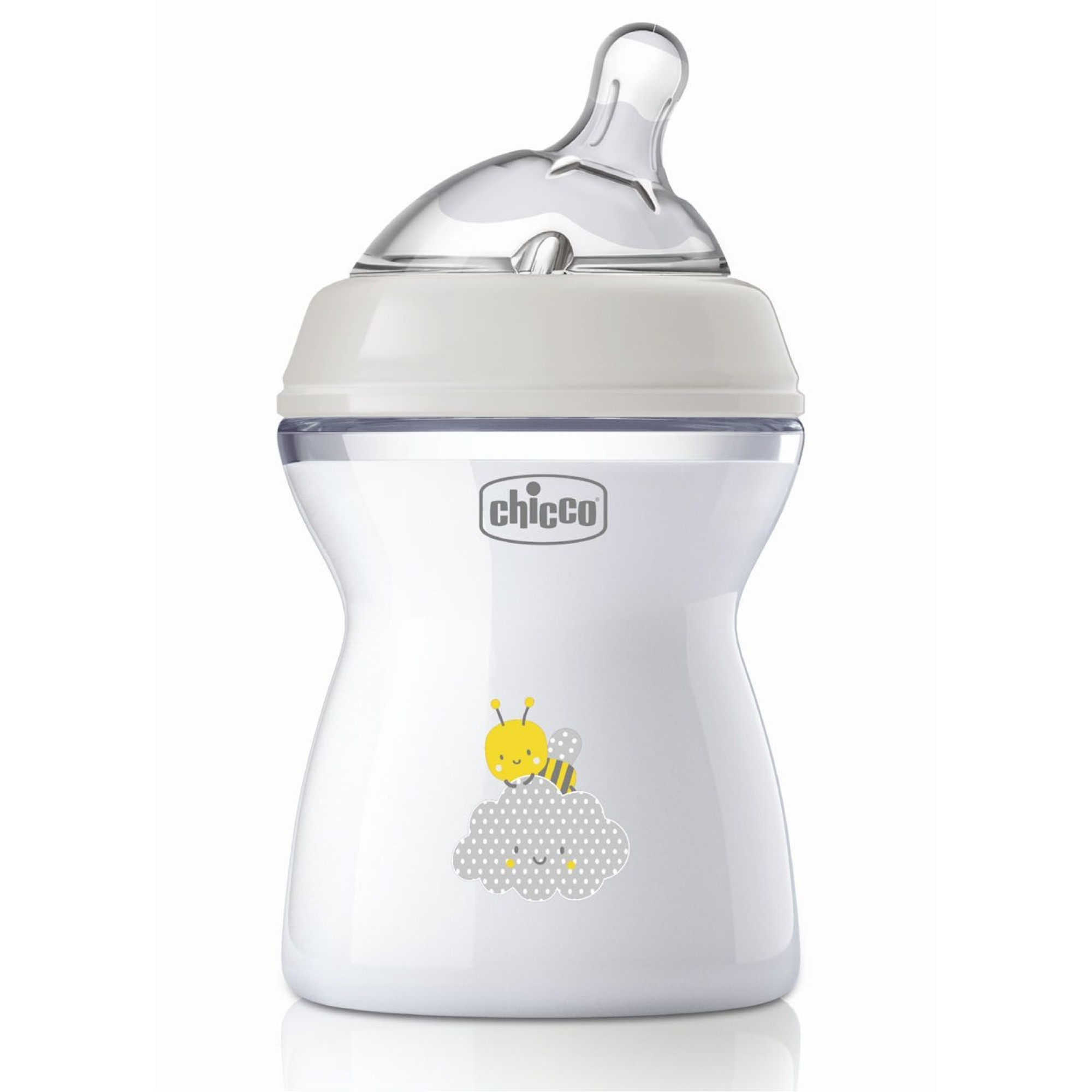Бутылочка Chicco Natural Feeling 250 мл 2м+. Бутылочка для кормления