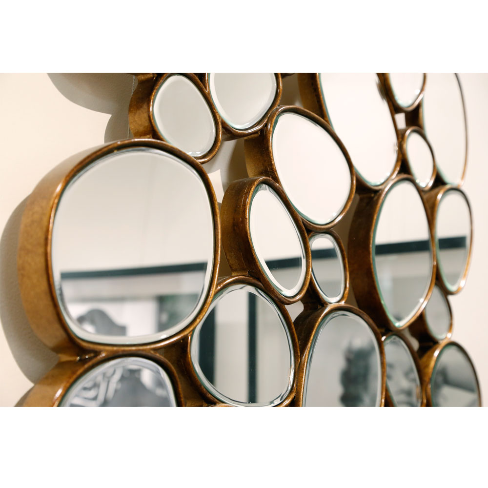 廃番】ウォータードロップコッパー135x78cm ミラー - ミラー・鏡の通販